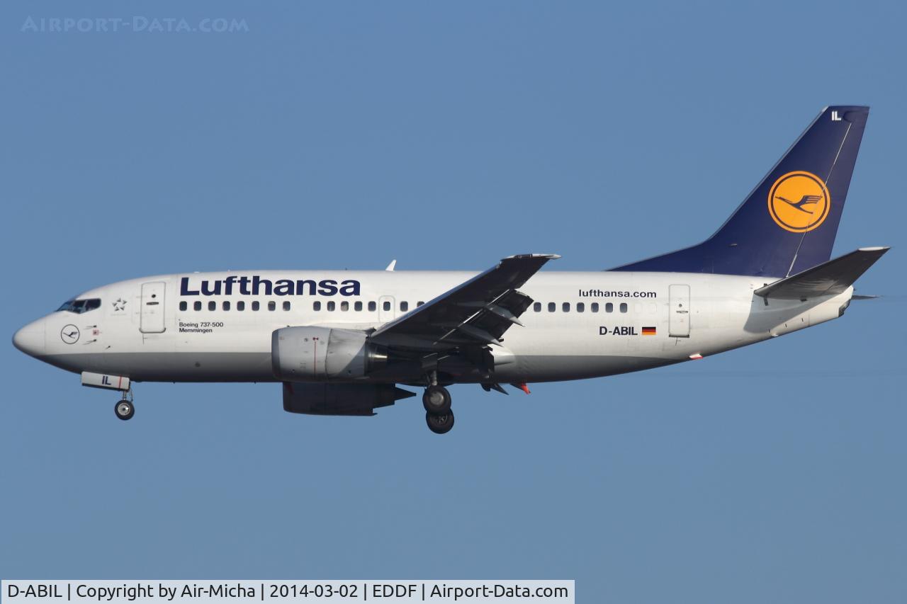 D-ABIL, 1991 Boeing 737-530 C/N 24824, Lufthansa