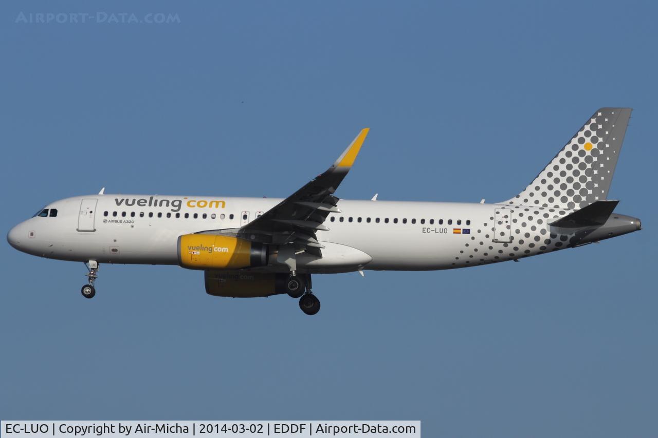 EC-LUO, 2013 Airbus A320-232 C/N 5530, Vueling Airlines