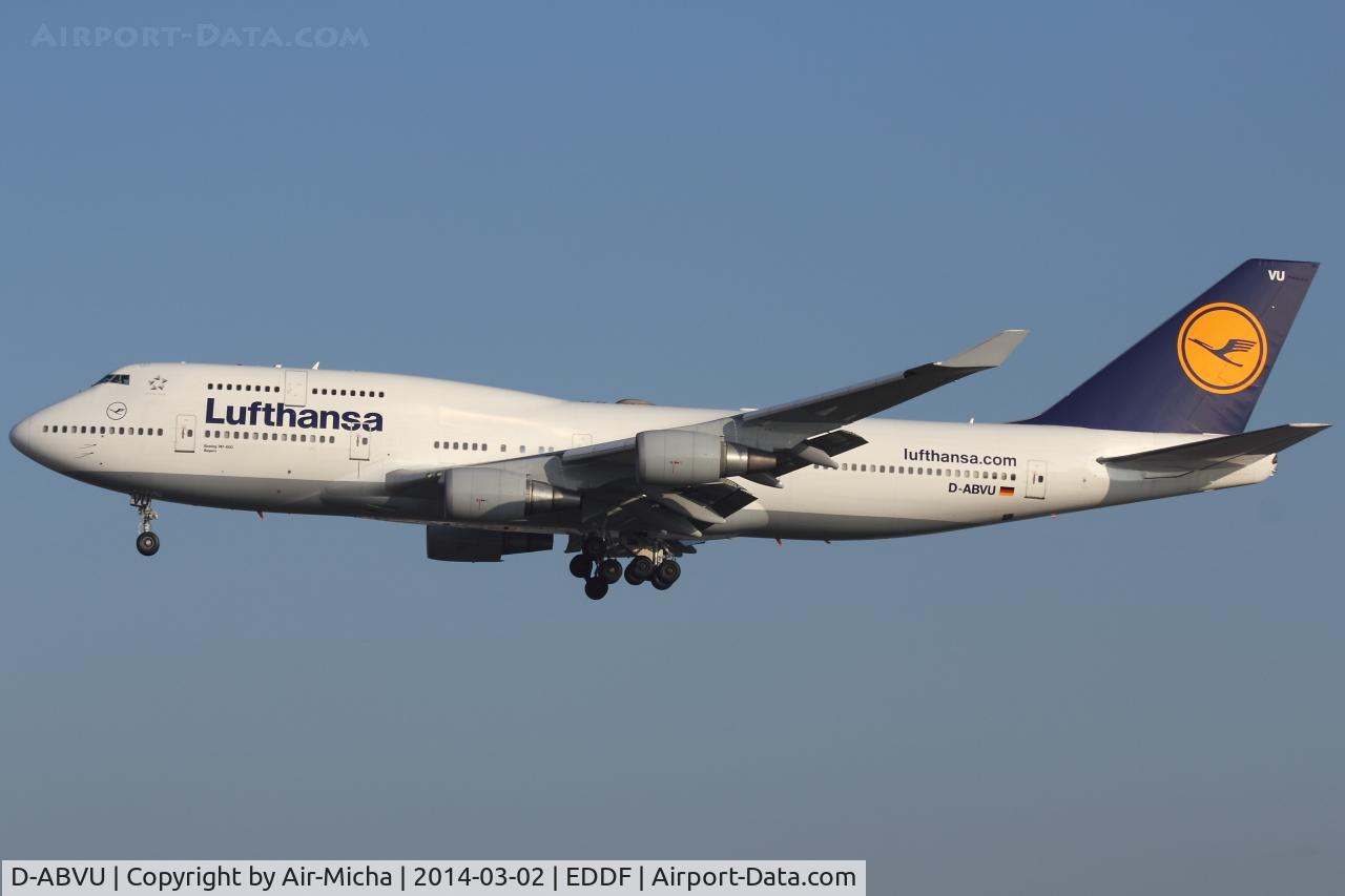 D-ABVU, 1998 Boeing 747-430 C/N 29492, Lufthansa