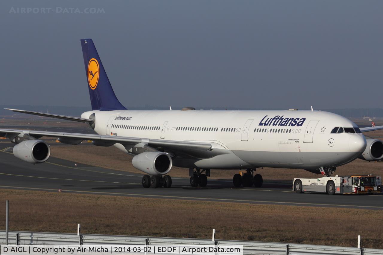 D-AIGL, 1996 Airbus A340-313 C/N 135, Lufthansa