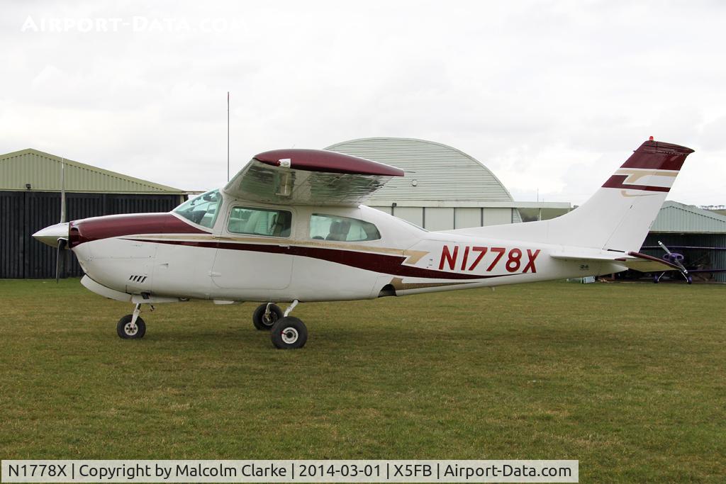 N1778X, 1975 Cessna 210L Centurion C/N 21060798, Cessna 210L N1778X, Fishburn Airfield UK, Mar 1st 2014.
