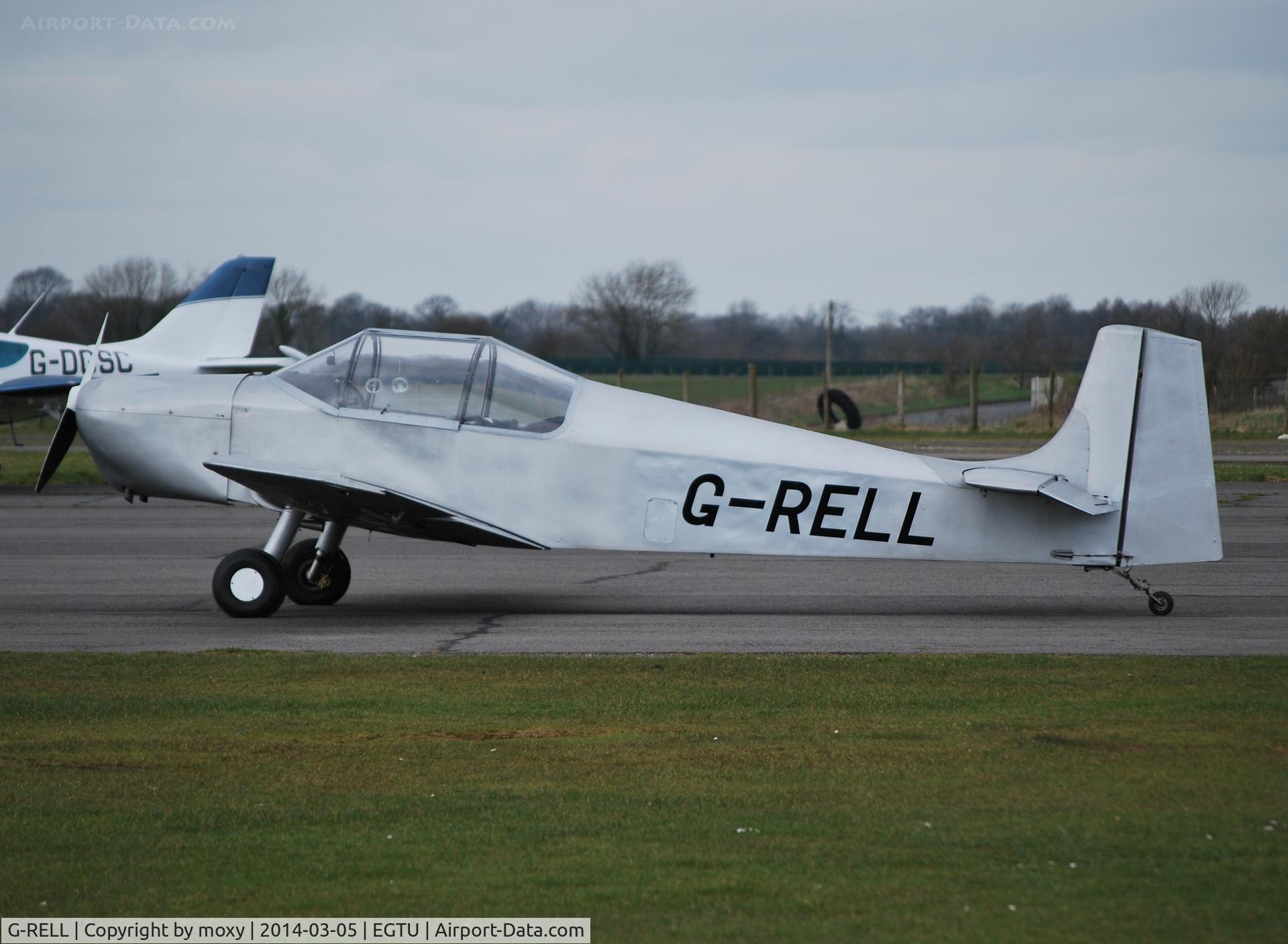 G-RELL, 1967 Rollason Druine D-62B Condor C/N RAE/619, Druine D-62B Condor