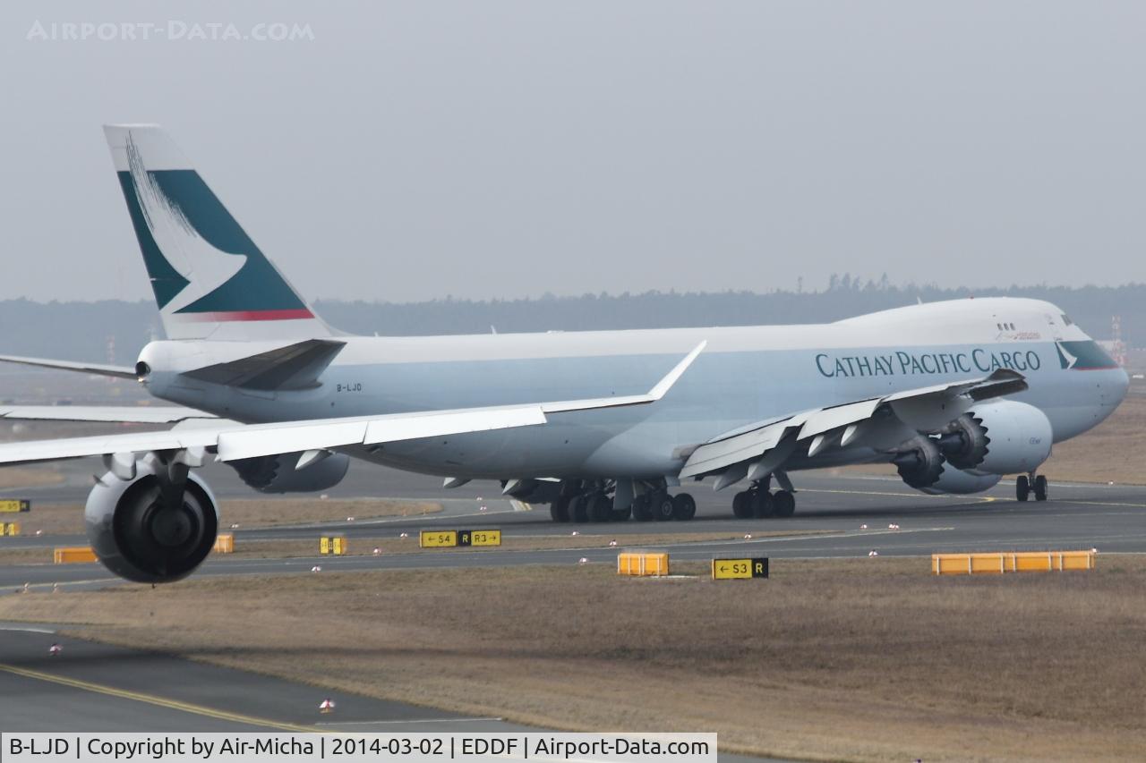 B-LJD, 2013 Boeing 747-867F/SCD C/N 39241, Cathay Pacific Airways