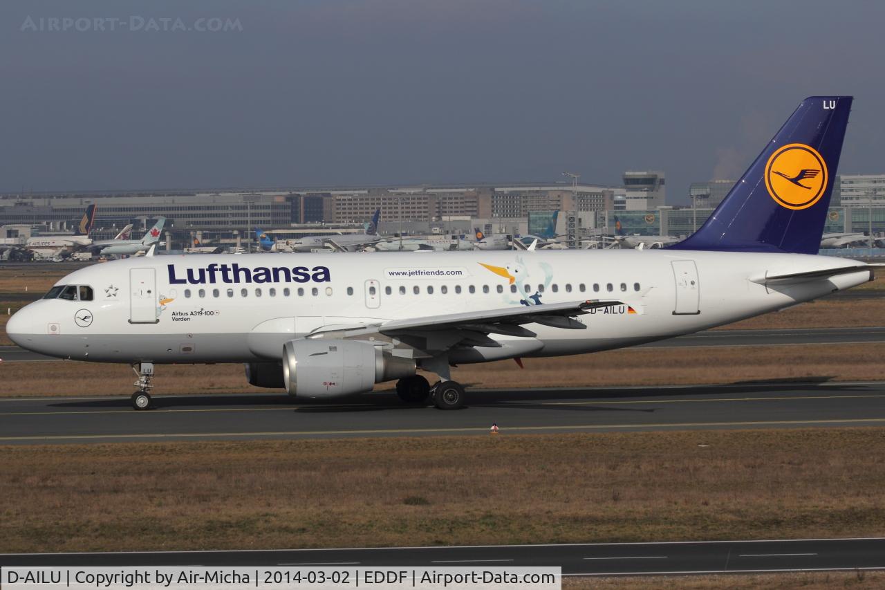 D-AILU, 1997 Airbus A319-114 C/N 744, Lufthansa