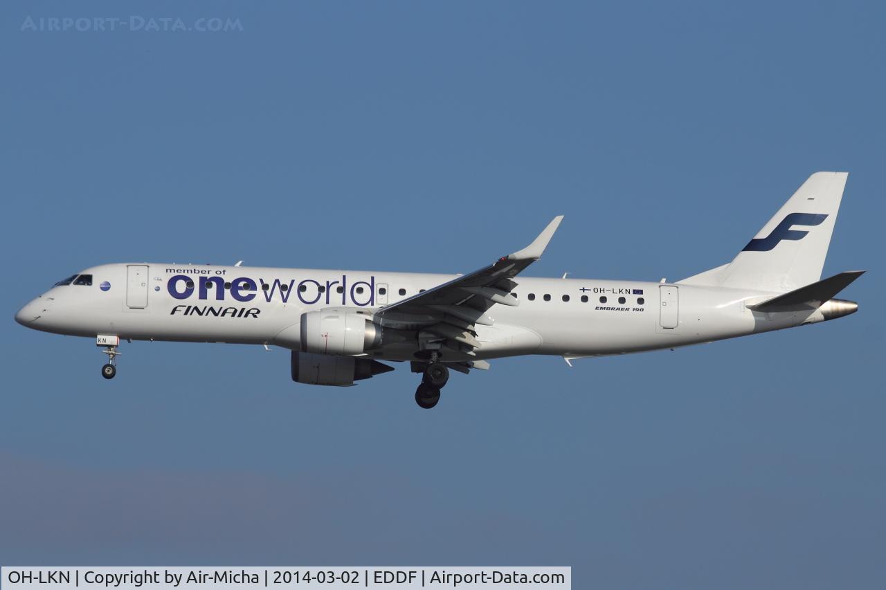 OH-LKN, 2009 Embraer 190LR (ERJ-190-100LR) C/N 19000252, Finnair