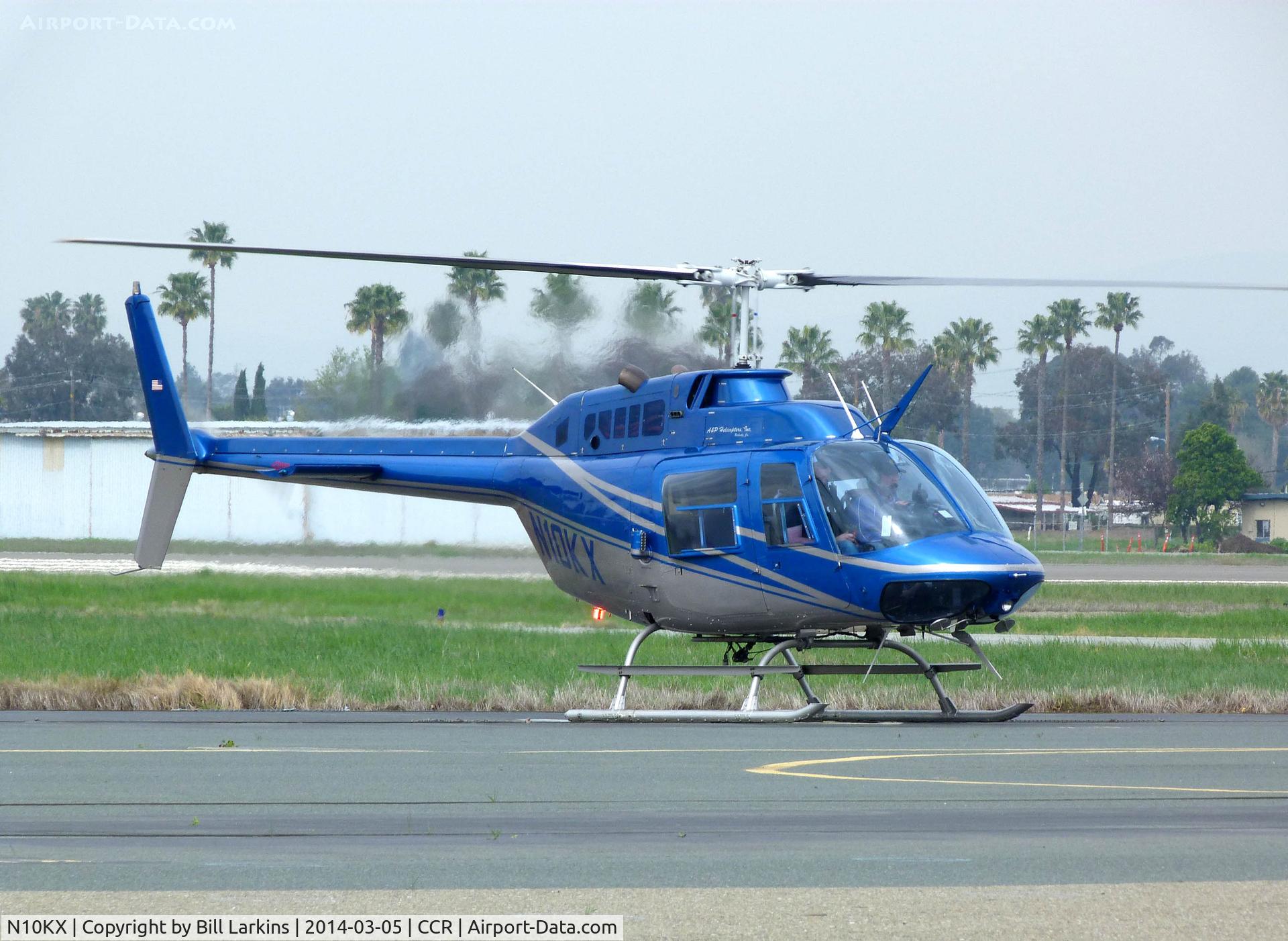 N10KX, 1975 Bell 206B JetRanger II C/N 1628, Visitor