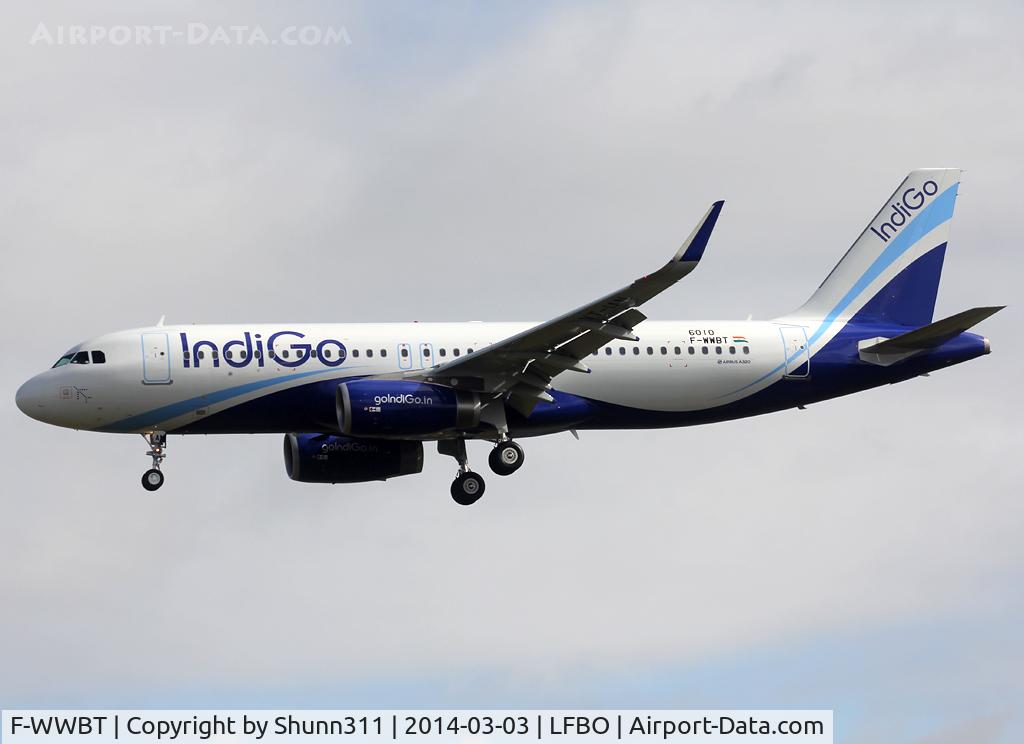 F-WWBT, 2014 Airbus A320-232 C/N 6010, C/n 6010 - To be VT-IAN