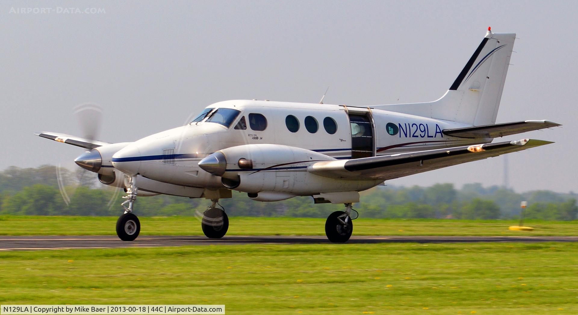 N129LA, 1966 Beech 65-A90 C/N LJ-129, N129LA @ 44C