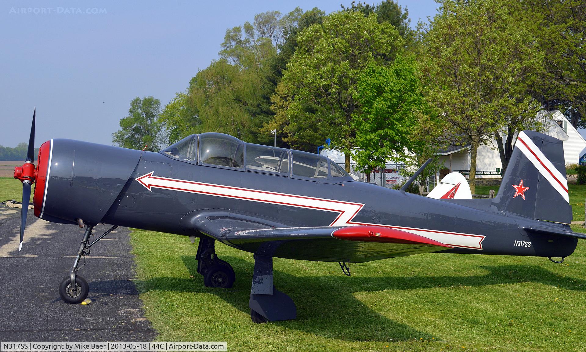 N317SS, Nanchang CJ-6 C/N 4532012, N317CC @ 44C
