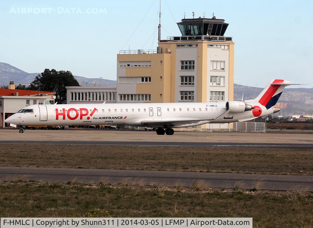 F-HMLC, 2010 Bombardier CRJ-1000EL NG (CL-600-2E25) C/N 19006, Taxiing to his gate after landing...