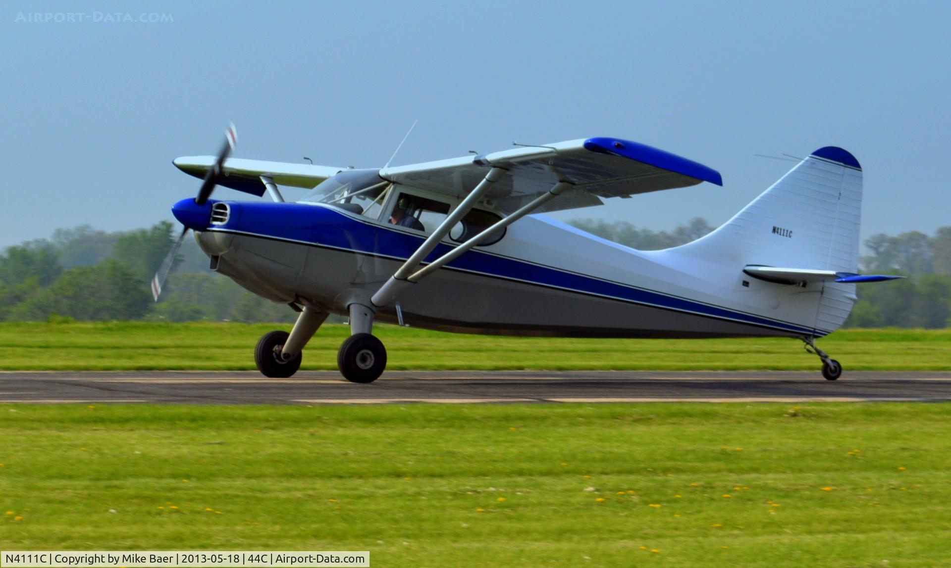 N4111C, 1948 Stinson 108-3 Voyager C/N 108-5111, N4111C @ 44C