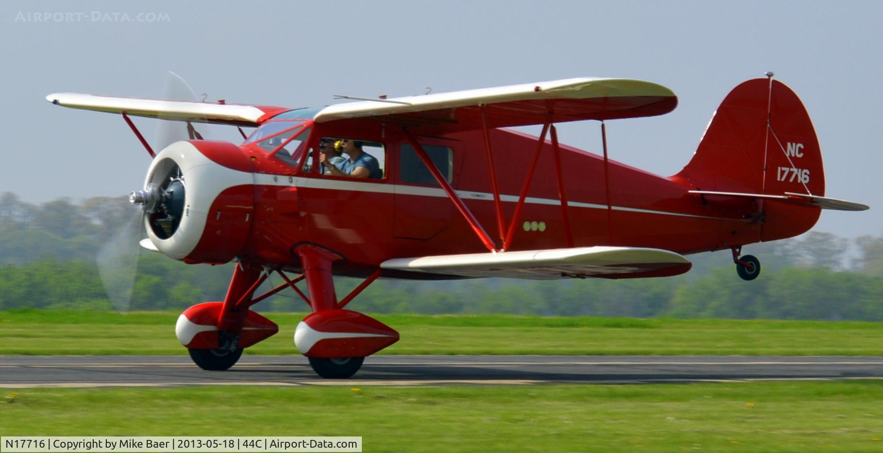 N17716, 1937 Waco YKS-7 C/N 4623, N17716 @ 44C