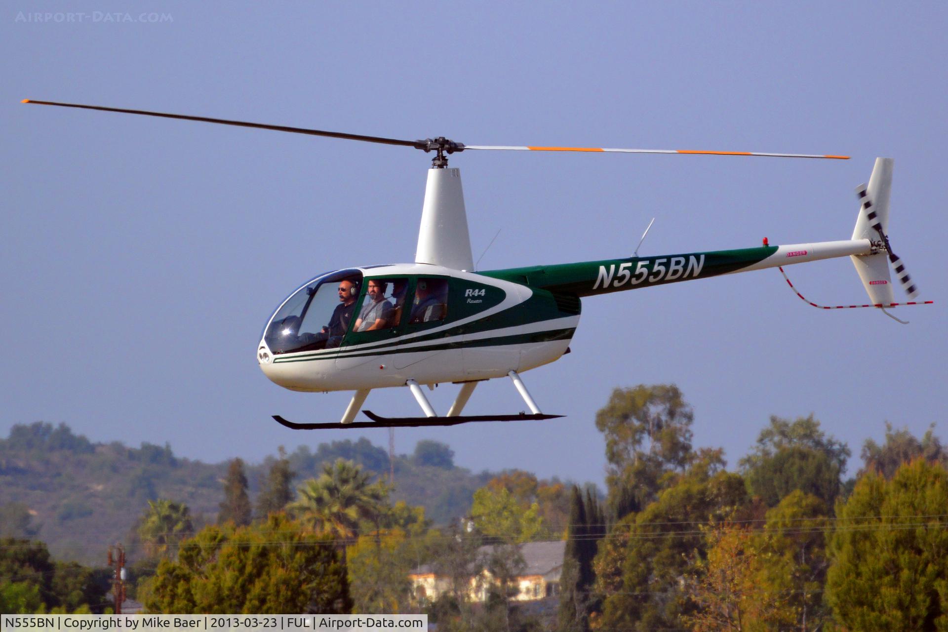 N555BN, 2001 Robinson R44 C/N 1079, N555BN @ FUL