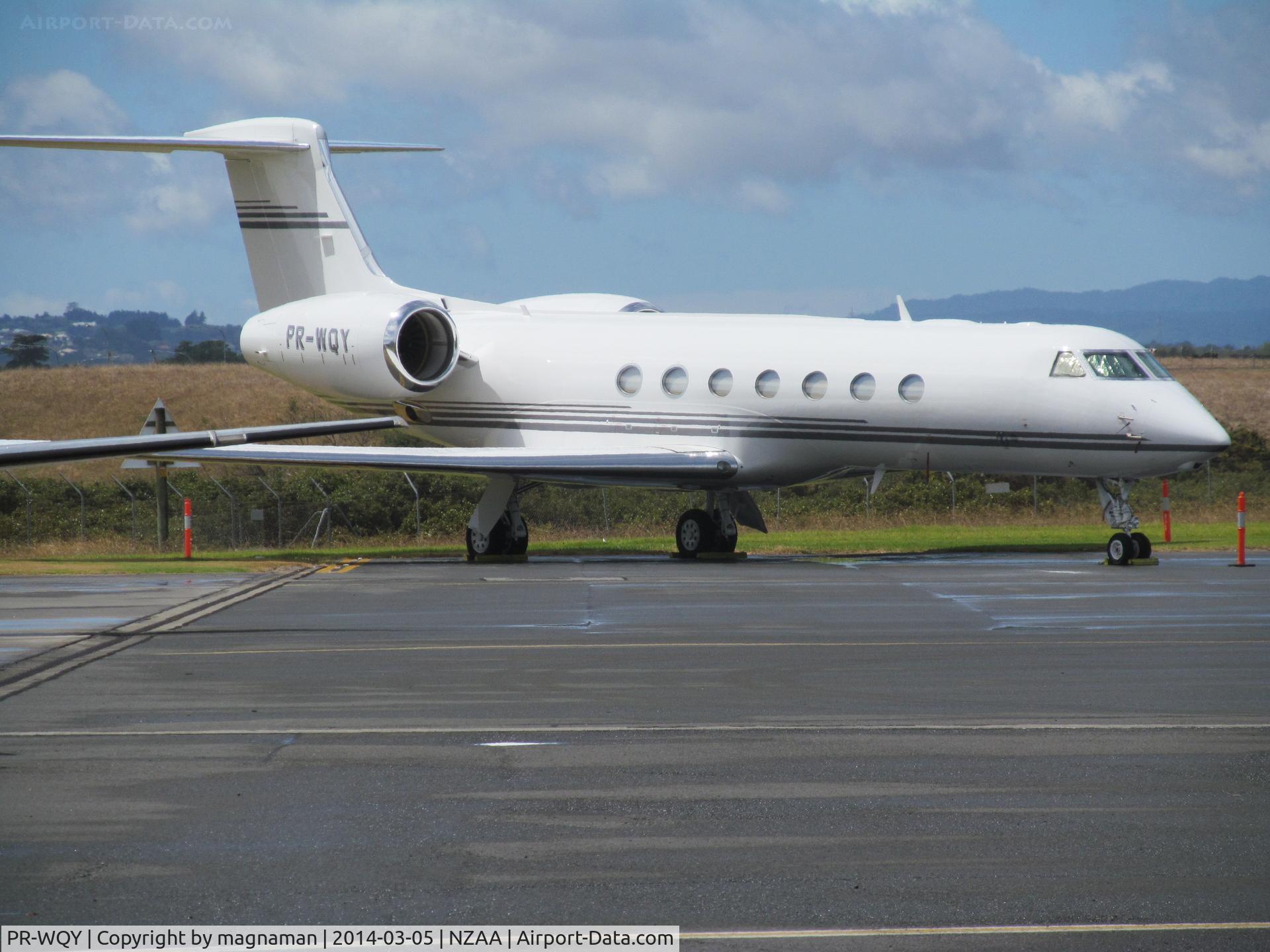 PR-WQY, 2006 Gulfstream Aerospace GV-SP (G550) C/N 5105, Different angle photo this time. Been here about a week now.