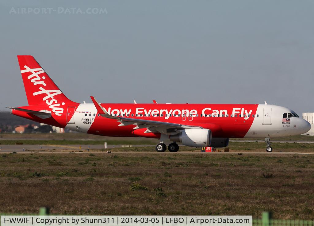 F-WWIF, 2014 Airbus A320-216 C/N 6034, C/n 6034 - To be 9M-AJF