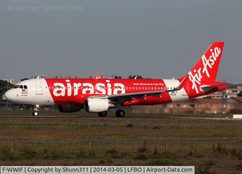 F-WWIF, 2014 Airbus A320-216 C/N 6034, C/n 6034 - To be 9M-AJF