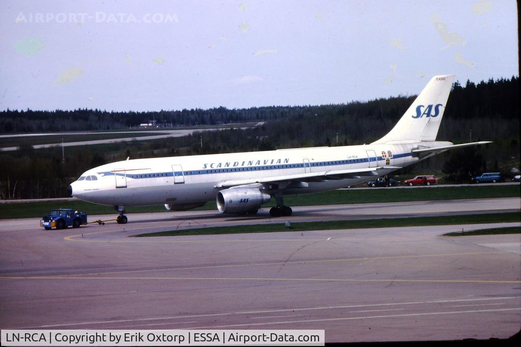 LN-RCA, 1979 Airbus A300B2-320 C/N 079, LN-RCA in ARN
