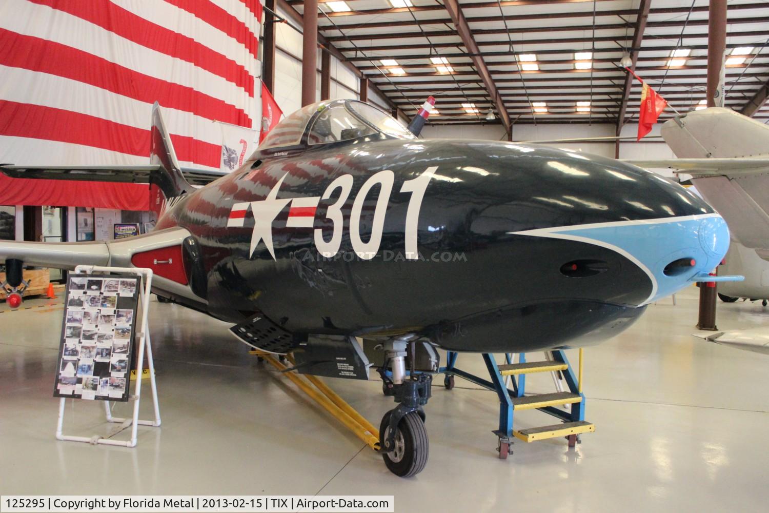 125295, Grumman F9F-5 Panther C/N Not found 125295, F9F-5 Panther