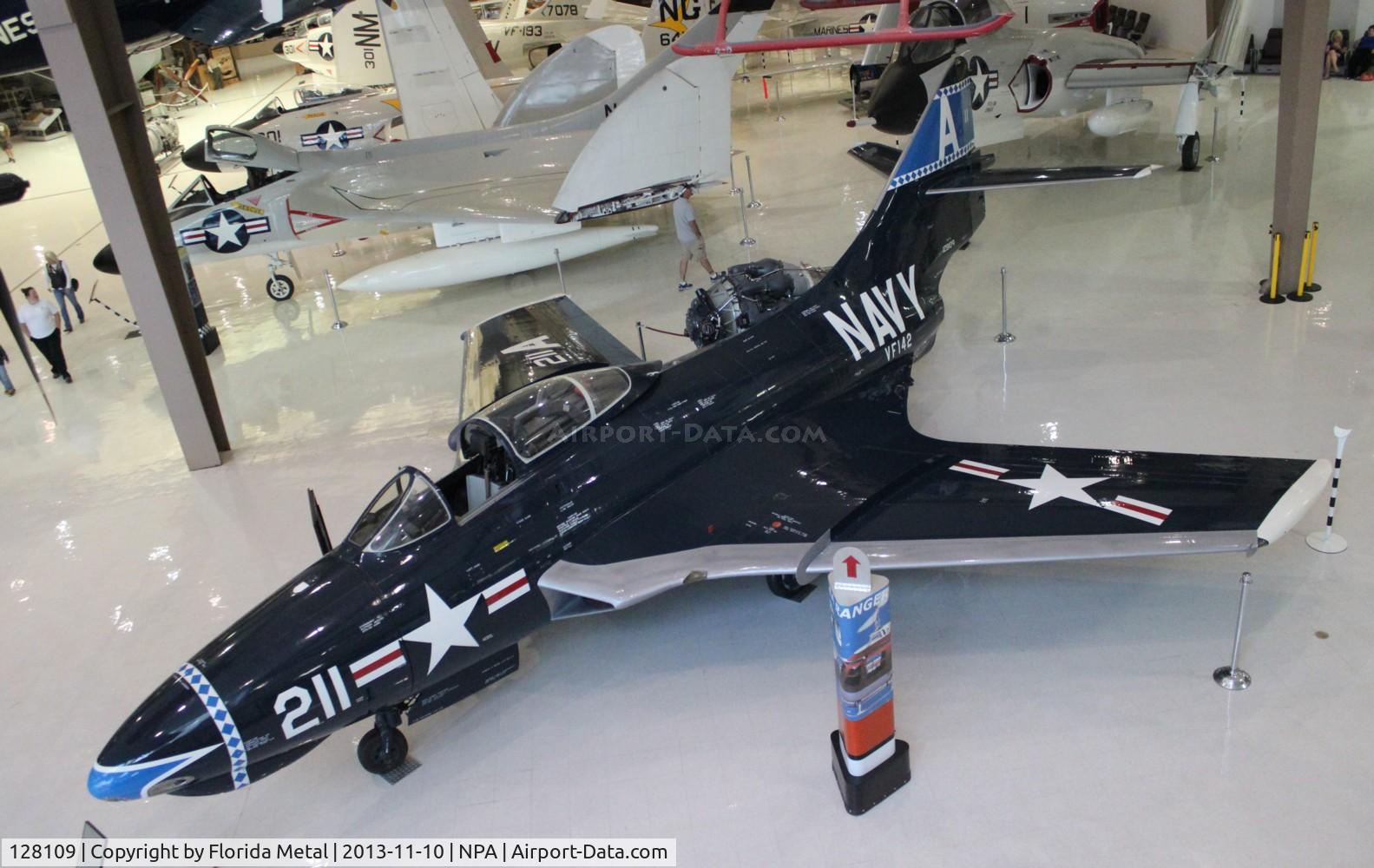 128109, 1952 Grumman F9F-6 Cougar C/N Not found 128109, F9F-6 Cougar