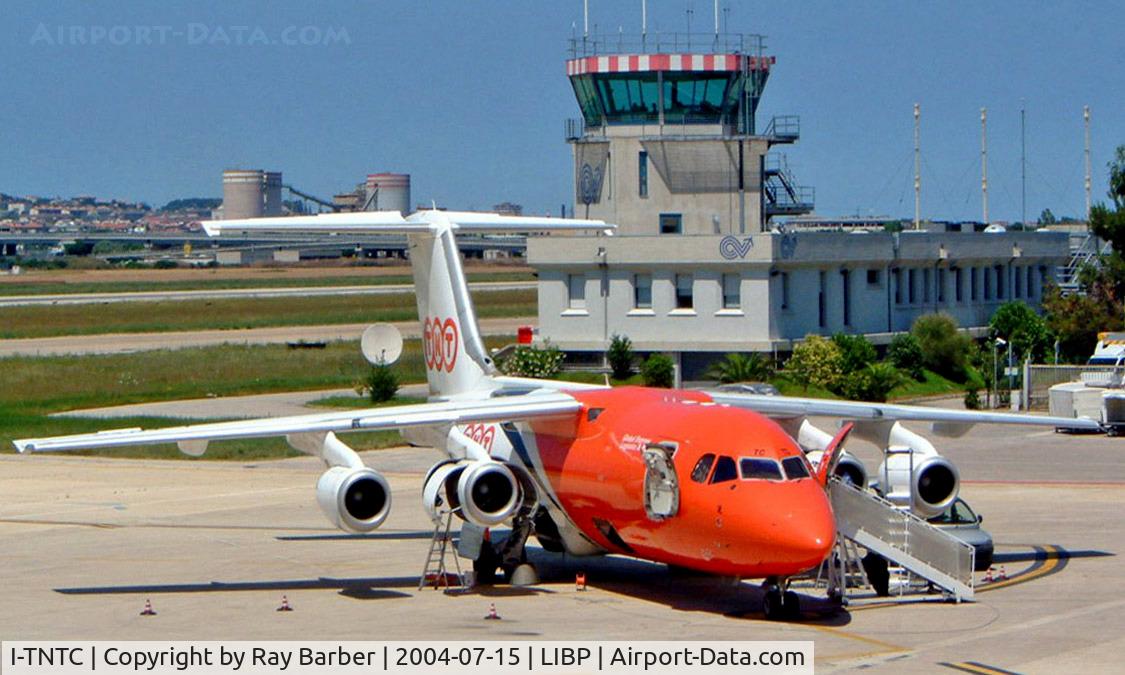 I-TNTC, 1986 British Aerospace BAe.146-200QT Quiet Trader C/N E2078, BAe 146-200QT Quiet Trader [E2078] (TNT Airways) Pescara~I 15/07/2004