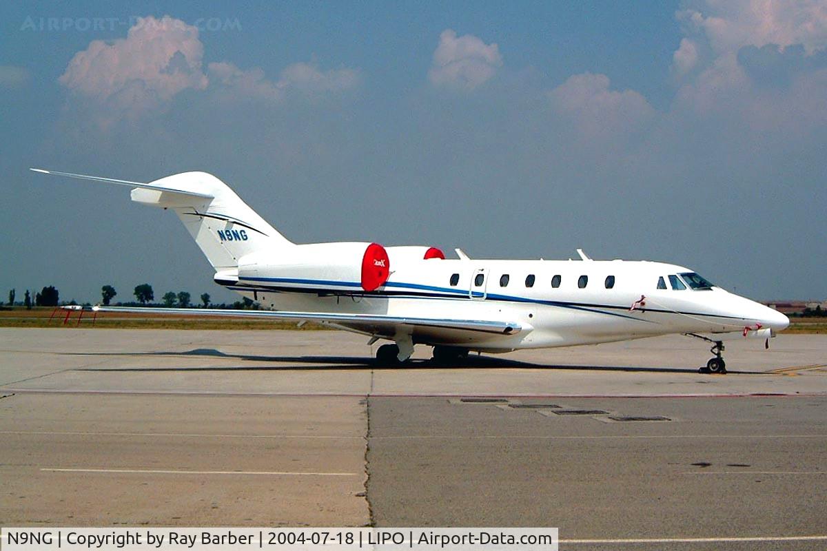 N9NG, 2003 Cessna 750 Citation X Citation X C/N 750-0213, Cessna Citation X [750-0213] (Northrop Grumman) Brescia-Montichiari~I 18/07/2004