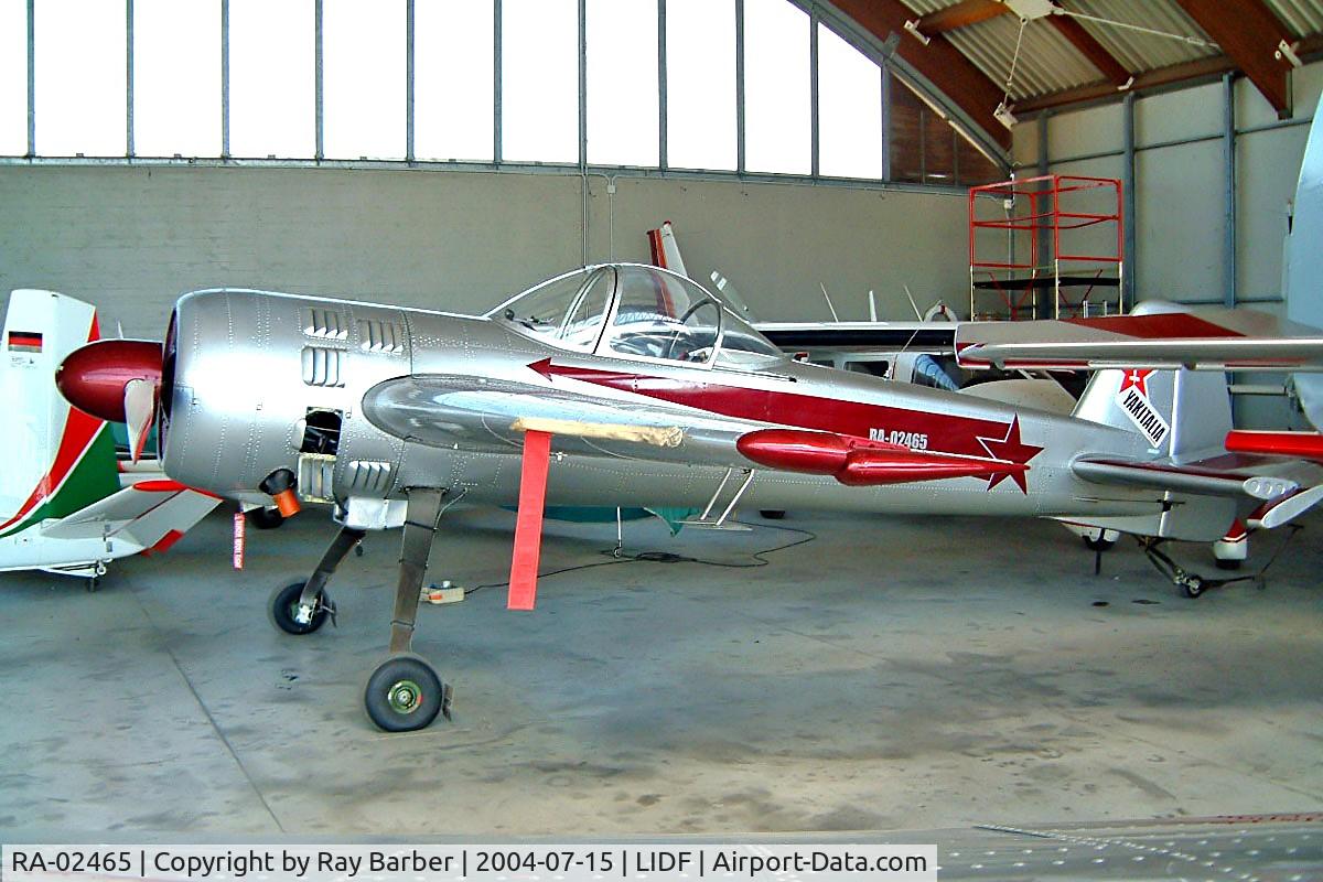 RA-02465, 1992 Yakovlev Yak-55M C/N 920308, Yakovlev Yak-55M [920308] Fano~I 15/07/2004