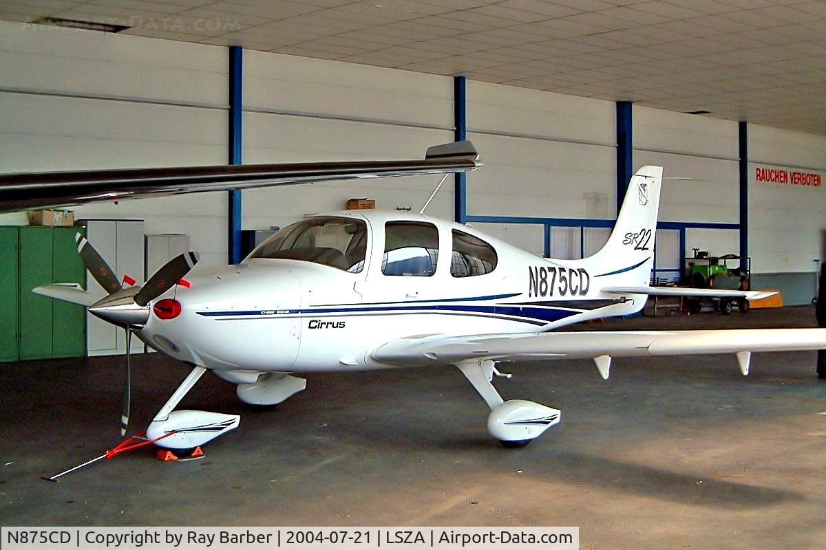 N875CD, 2002 Cirrus SR22 C/N 0282, Cirrus Design SR-22 [0282] Lugano~HB 21/07/2004