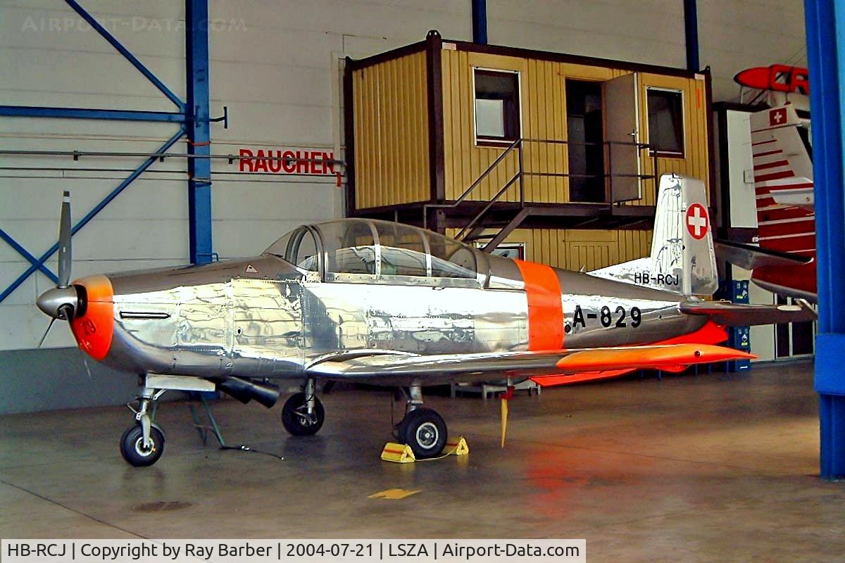 HB-RCJ, 1958 Pilatus P3-05 C/N 467-16, Pilatus P.3-05 [467-16] Lugano~HB 21/07/2004