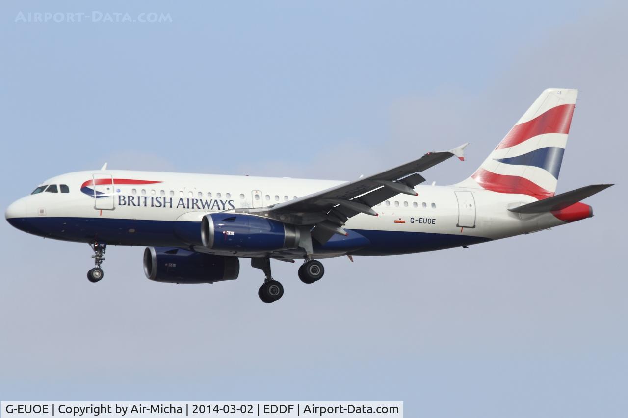 G-EUOE, 2001 Airbus A319-131 C/N 1574, British Airways