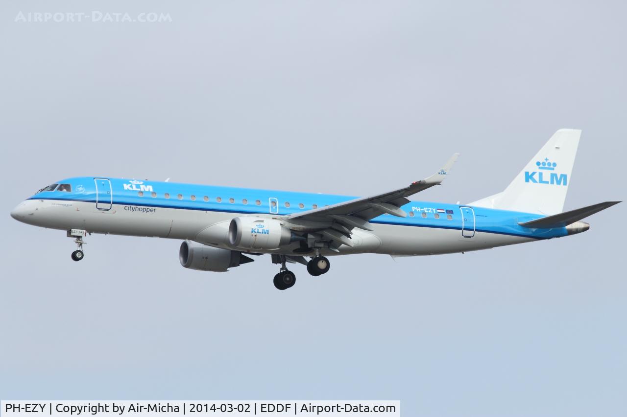 PH-EZY, 2013 Embraer 190STD (ERJ-190-100) C/N 19000649, KLM Cityhopper