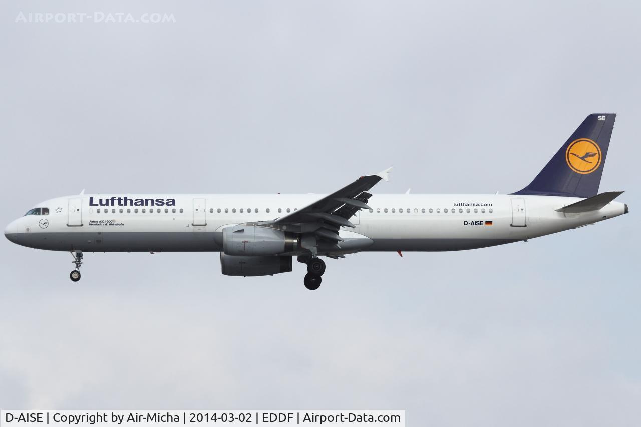 D-AISE, 2000 Airbus A321-231 C/N 1214, Lufthansa