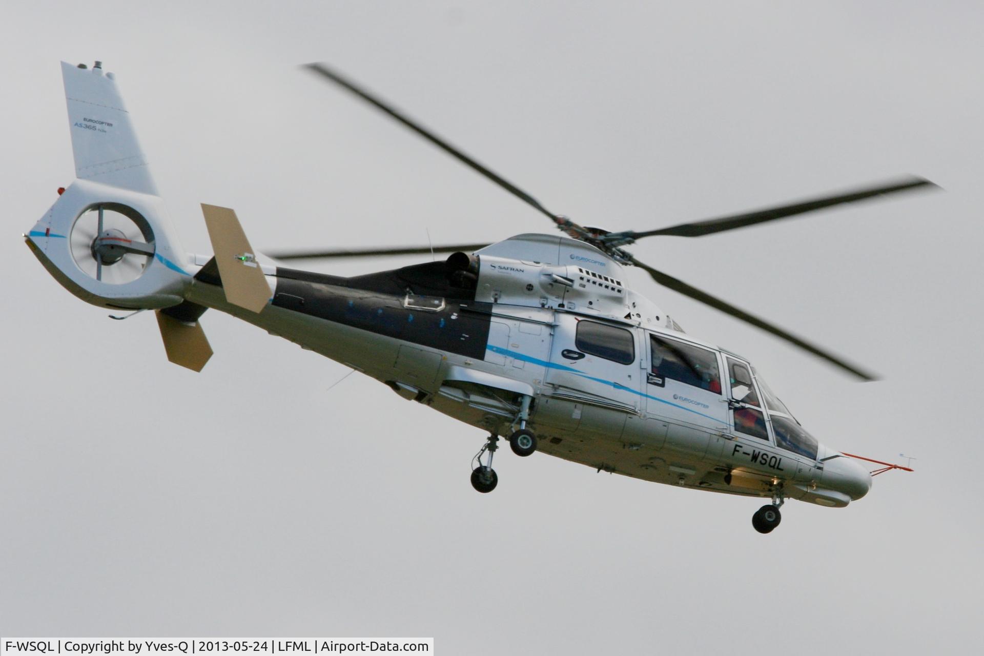 F-WSQL, Aerospatiale AS-365N-3 Dauphin C/N Not Found F-WSQL, Eurocopter AS365 Dauphin,  test flight, Marseille-Marignane Airport (LFML-MRS)