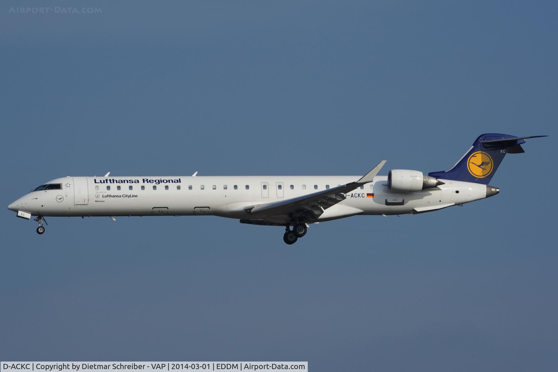 D-ACKC, 2006 Bombardier CRJ-900LR (CL-600-2D24) C/N 15078, Lufthansa Regional Regionaljet 900