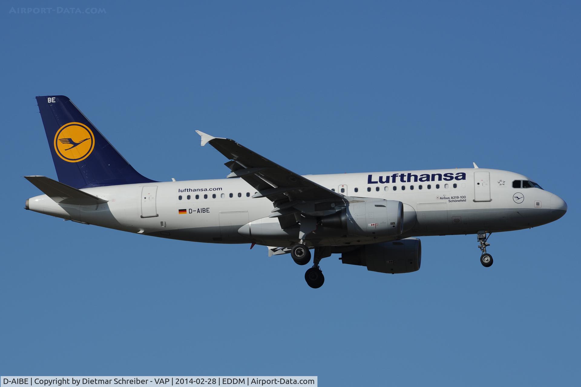 D-AIBE, 2010 Airbus A319-112 C/N 4511, Lufthansa AIrbus 319