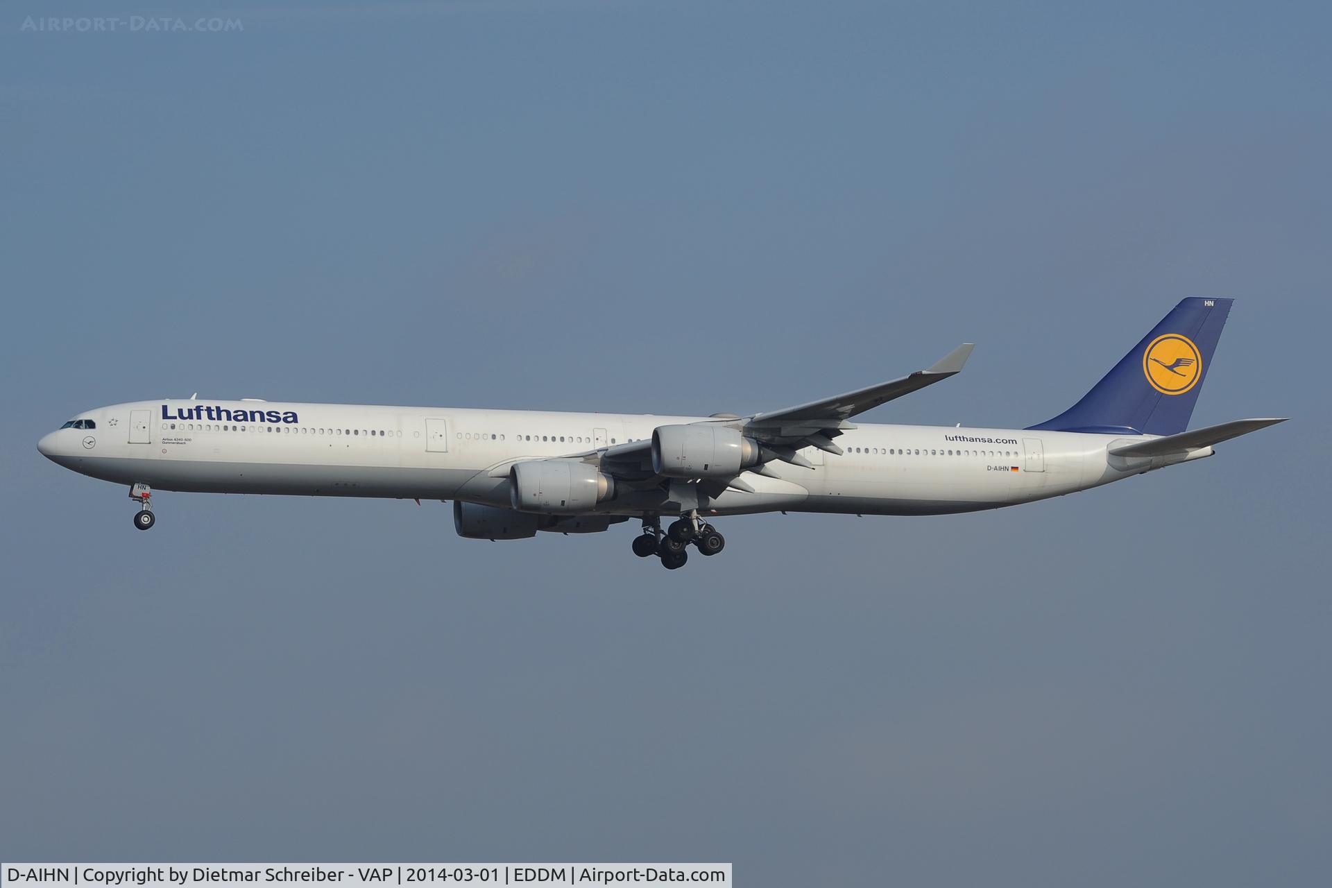 D-AIHN, 2006 Airbus A340-642 C/N 763, Lufthansa Airbus 340-600