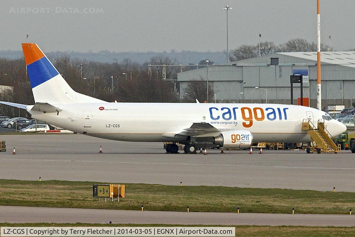 LZ-CGS, 1994 Boeing 737-4Q8(SF) C/N 26306, Cargoair Freighter at East Midlands