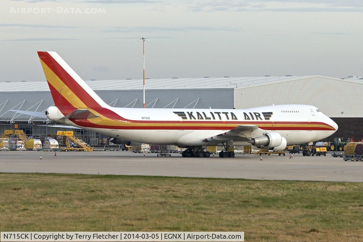 N715CK, 1982 Boeing 747-209B C/N 22447, Kalitta Air B747 at East Midlands