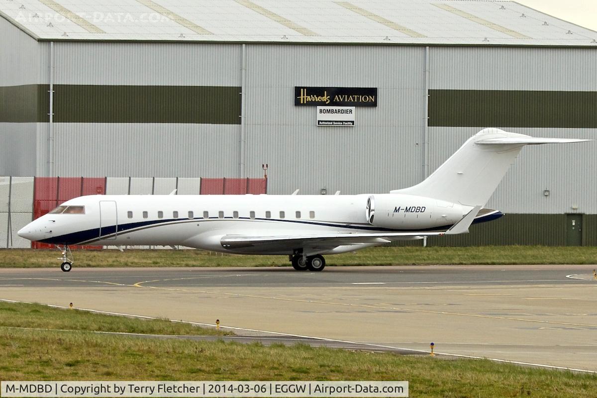 M-MDBD, 2000 Bombardier BD-700-1A10 Global Express C/N 9049, Based 2000 Bombardier BD-700-1A10, c/n: 9049 at Luton