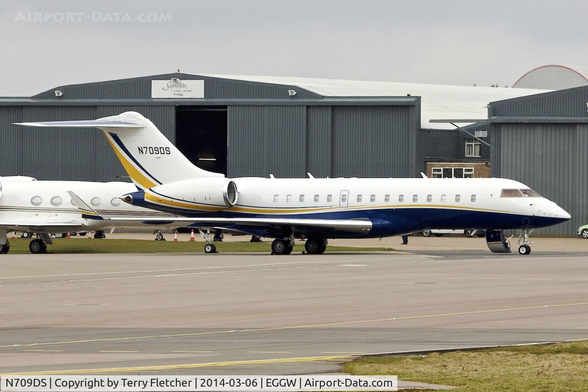 N709DS, 2008 Bombardier BD-700-1A10 Global Express XRS C/N 9278, 2008 Bombardier BD-700-1A10 Global Express, c/n: 9278 at Luton