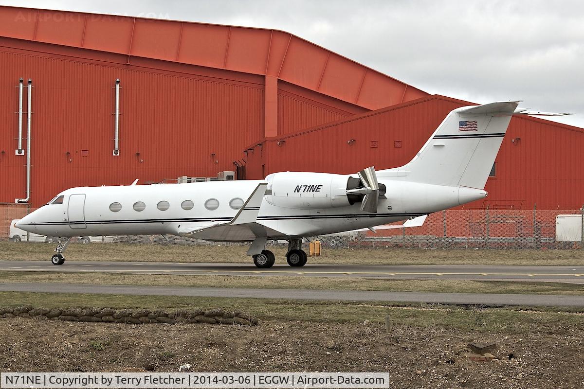 N71NE, 1991 Gulfstream Aerospace Gulfstream IV C/N 1174, 1991 Gulfstream Aerospace Gulfstream IV, c/n: 1174 at Luton