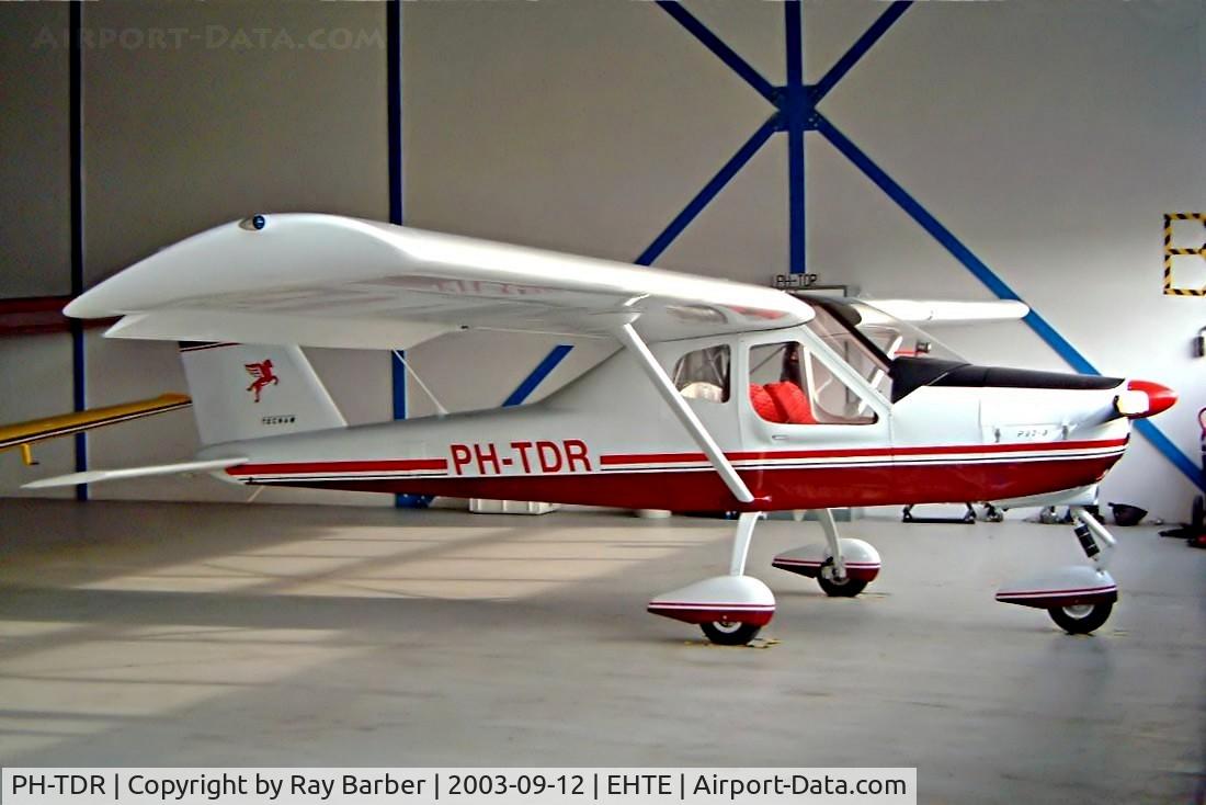 PH-TDR, Tecnam P-92J Echo C/N 012, Tecnam P.92 Echo [012] Teuge~PH 12/09/2003