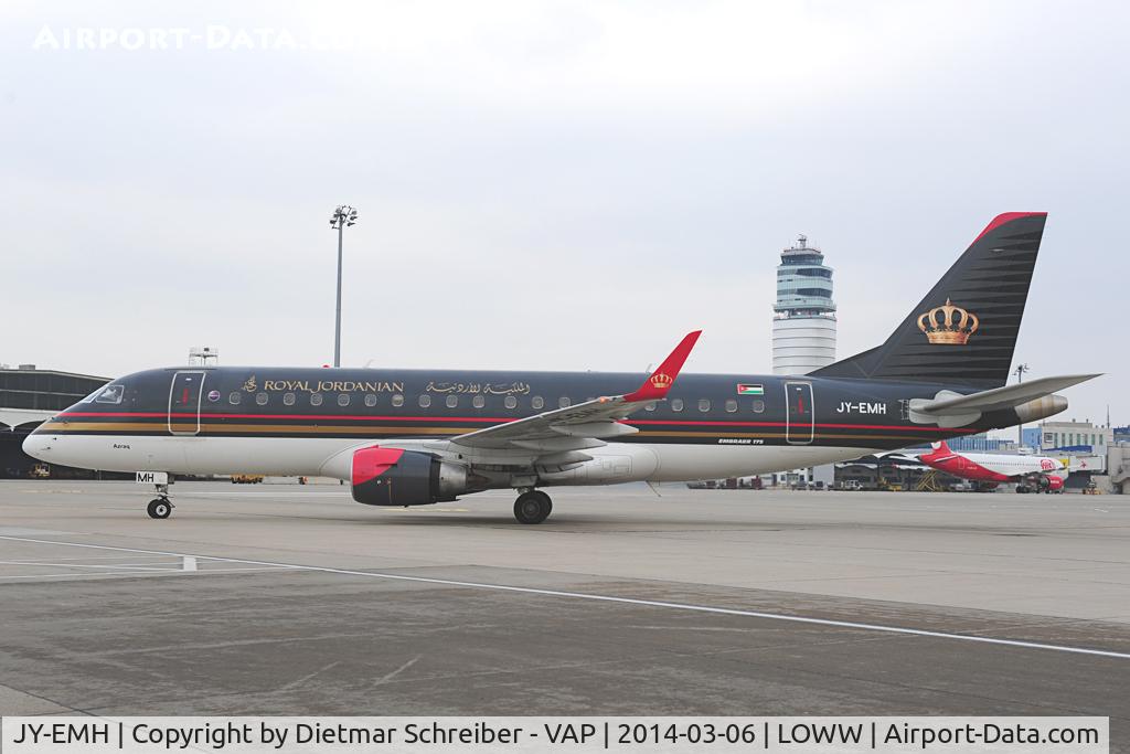 JY-EMH, 2010 Embraer 175LR (ERJ-170-200LR) C/N 17000316, Royal Jordanian Embraer 175