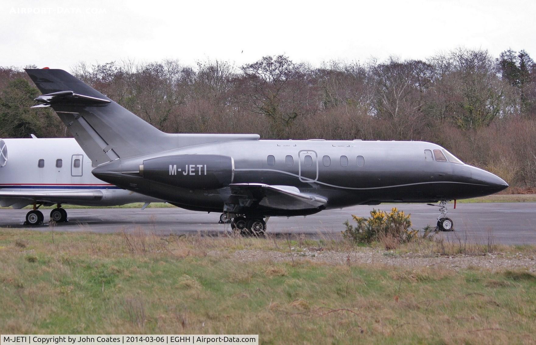 M-JETI, 1986 British Aerospace BAe.125-800B C/N 258056, At JETS