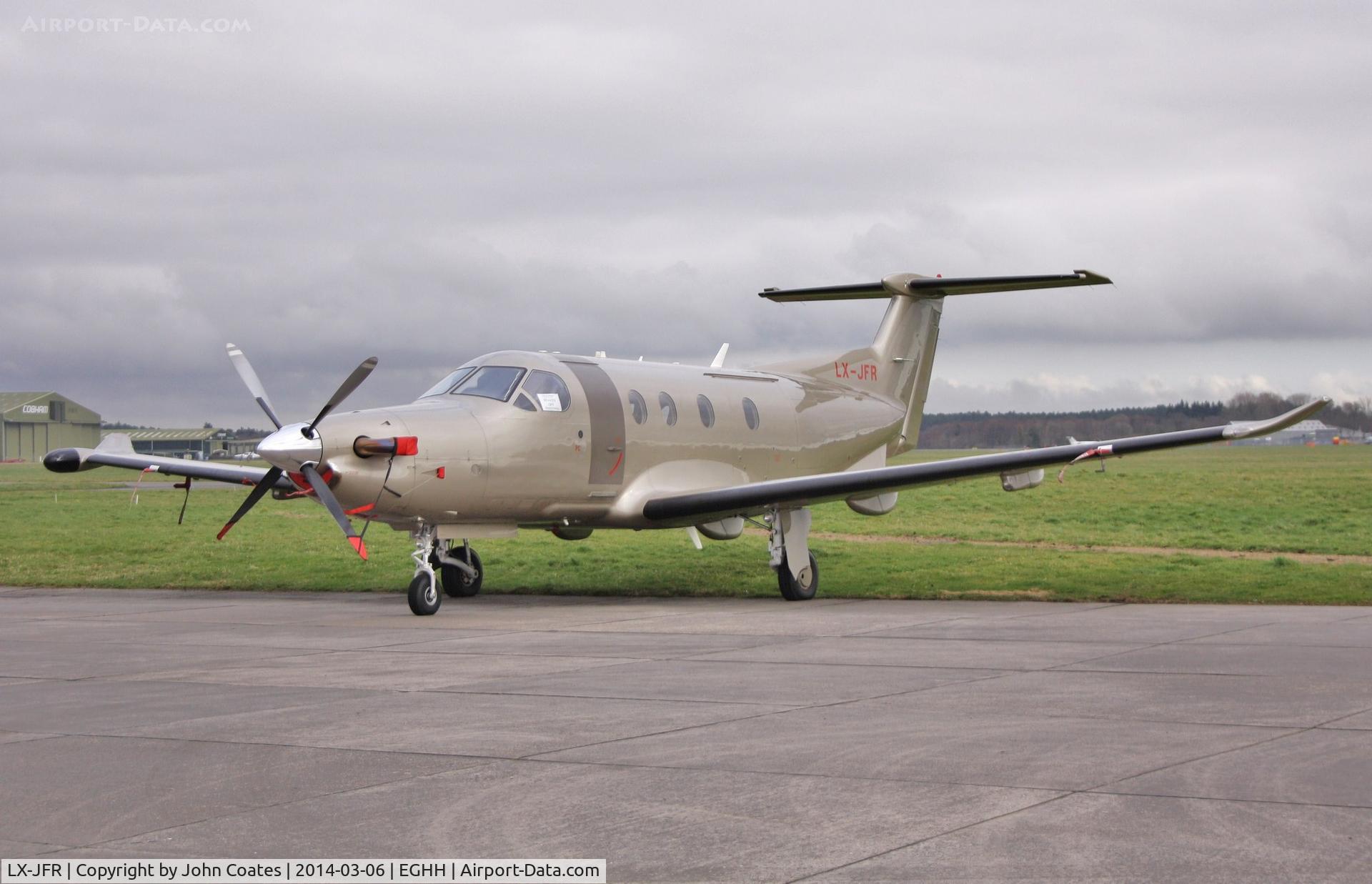 LX-JFR, 2010 Pilatus PC-12/47E C/N 1233, At Pilatus Centre