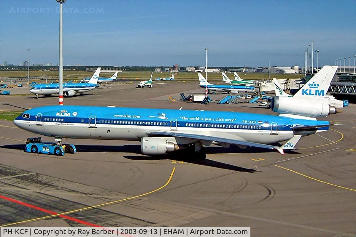PH-KCF, 1994 McDonnell Douglas MD-11 C/N 48560, McDonnell Douglas MD-11 [48560] (KLM Royal Dutch Airlines) Amsterdam-Schiphol~PH 13/09/2003