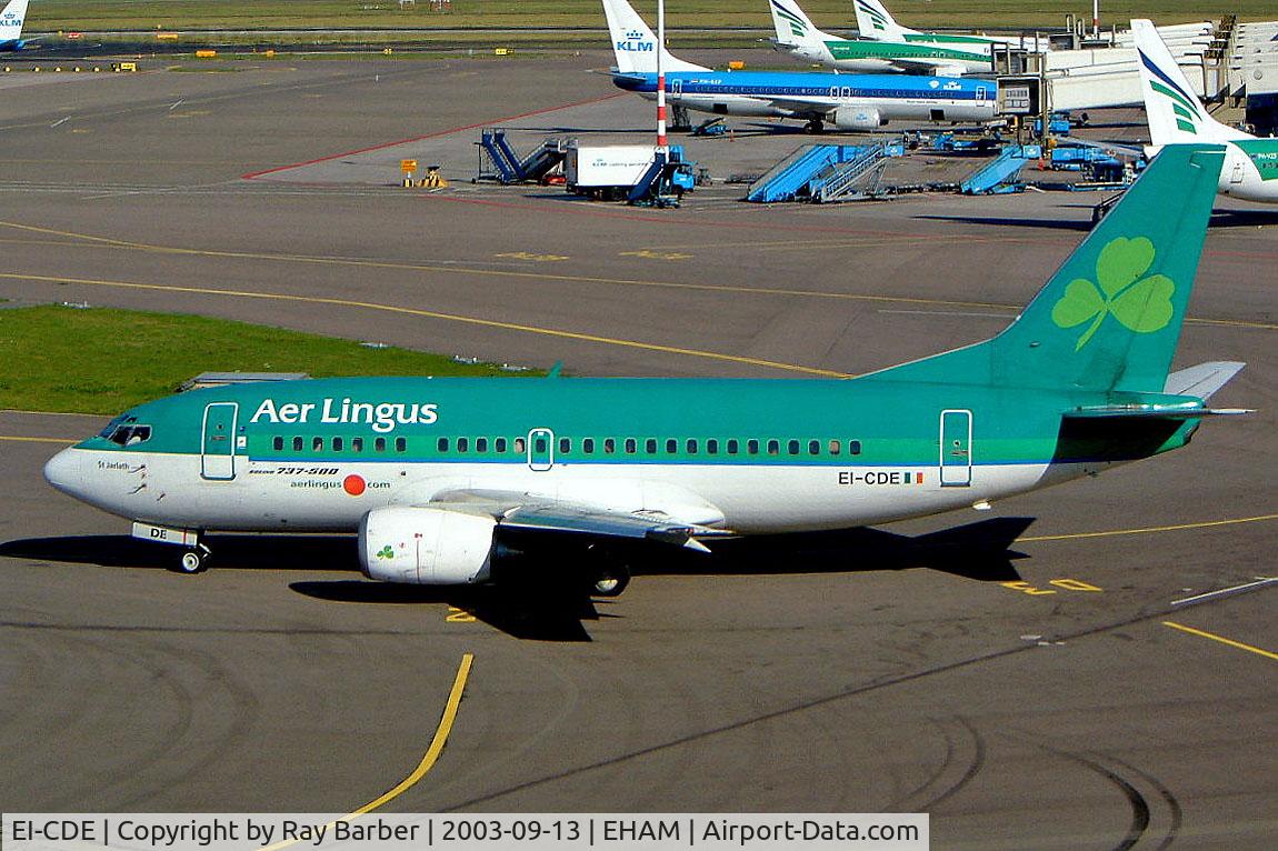 EI-CDE, 1991 Boeing 737-548 C/N 25115, Boeing 737-548 [25115] (Aer Lingus) Amsterdam-Schiphol~PH 13/09/2003