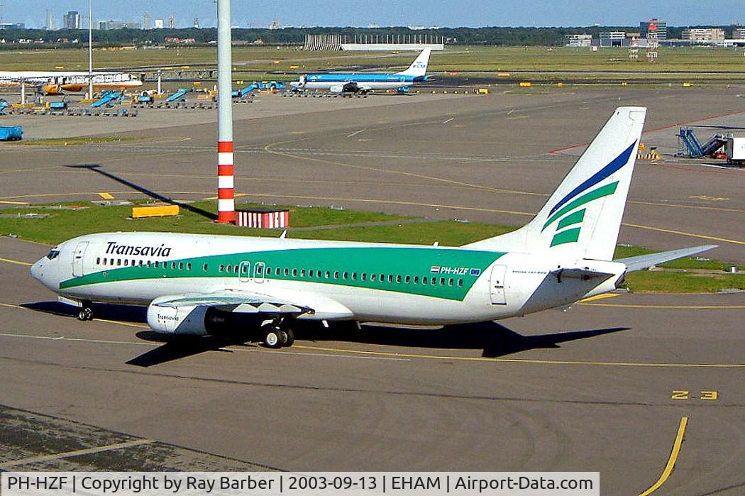 PH-HZF, 1999 Boeing 737-8K2 C/N 28378, Boeing 737-8K2 [28378] (Transavia) Amsterdam-Schiphol~PH 13/09/2003