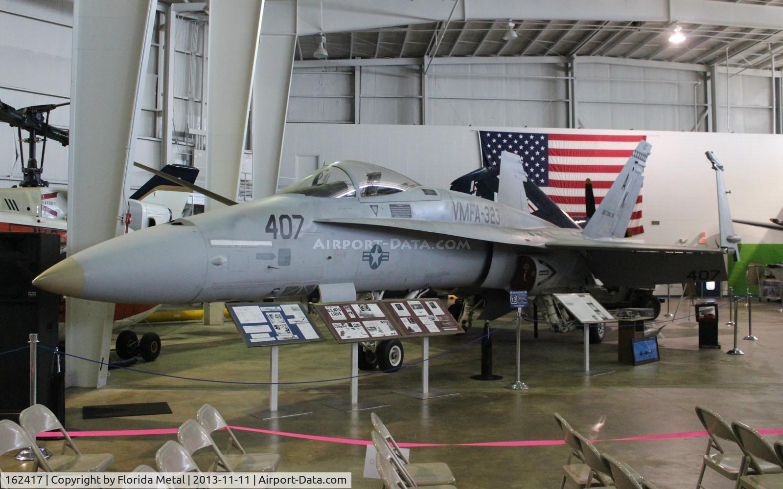 162417, McDonnell Douglas F/A-18A Hornet C/N 0253/A202, F/A-18A Hornet at Battleship Alabama