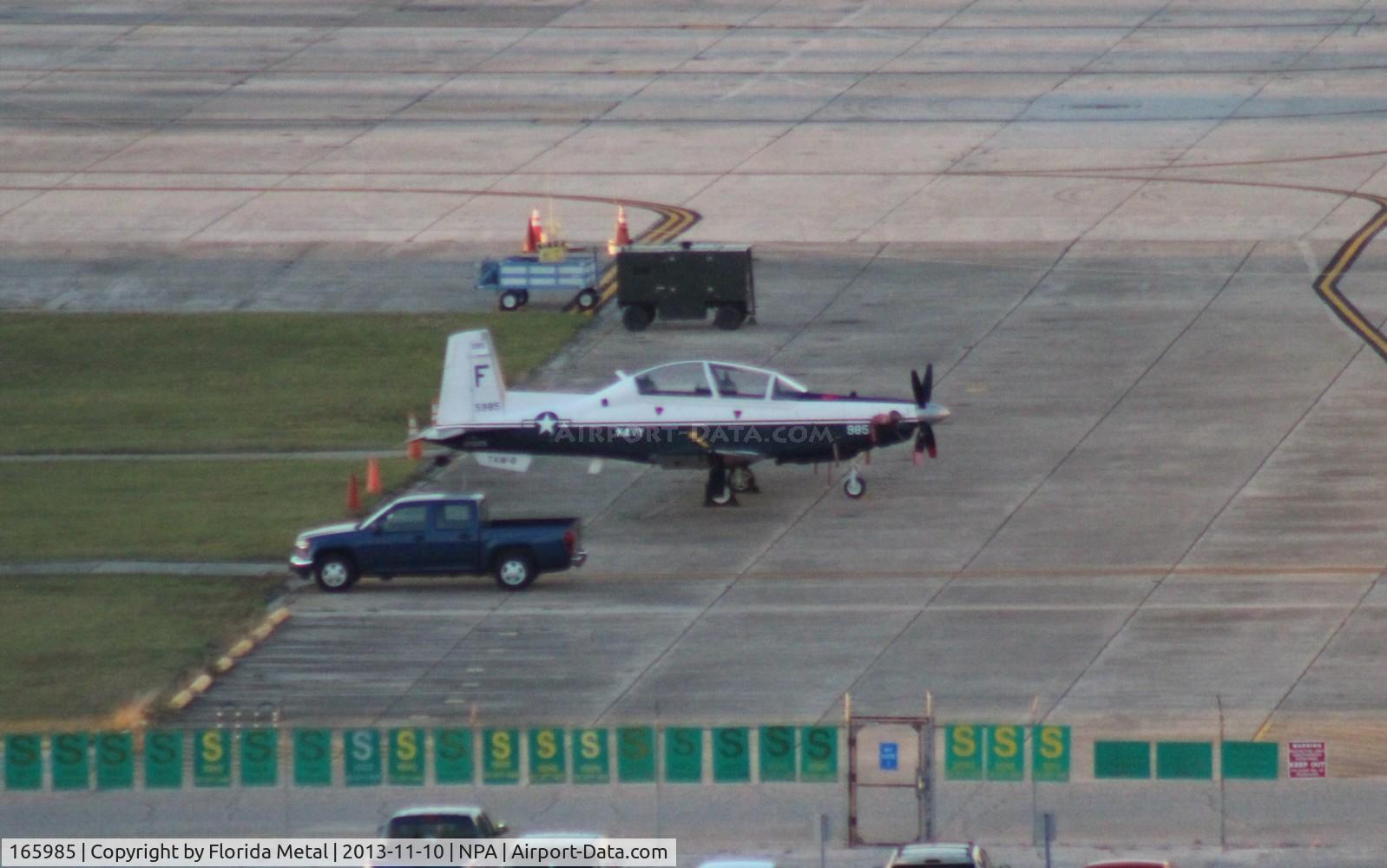 165985, 2001 Raytheon T-6A Texan II C/N PT-152, T-6A Texan II taken from lighthouse