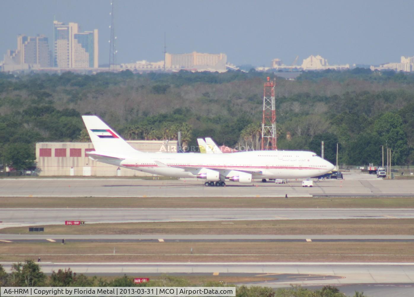 A6-HRM, 1998 Boeing 747-422 C/N 26903, United Arab Emirates Royal Flight